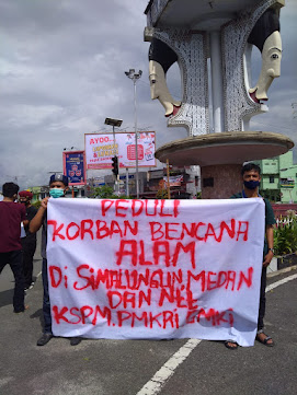 Banjir Landa Simalungun, GMKI, PMKRI, KSPM Turun Kejalan Galang Bantuan