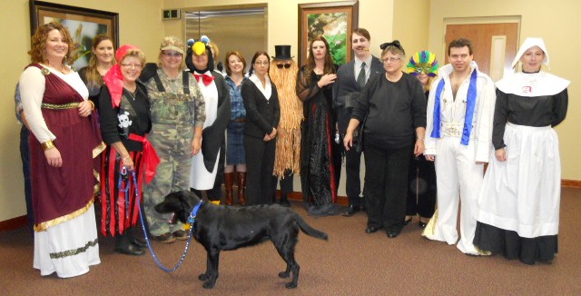 Halloween group photo