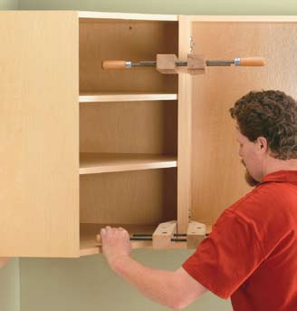 Installing Kitchen Wall Cabinets