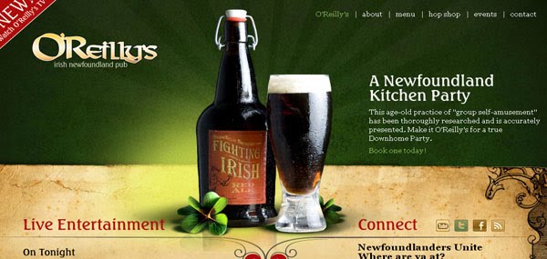 OReillys Pub Web Design