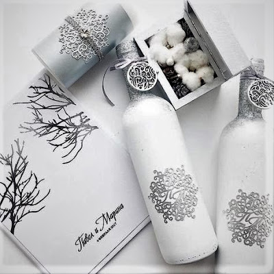 White upcycle design bottles-event planning-bachelorette party ideas-Weddings + Events by KMich Philadelphia PA