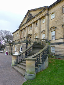 Robert Adam's sweeping stairway leading  to the first floor entrance hall of Nostell Priory