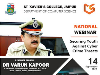 Invitation for Registration /Participation of National webinar  on “Securing Youth against Cyber Crime Threats”