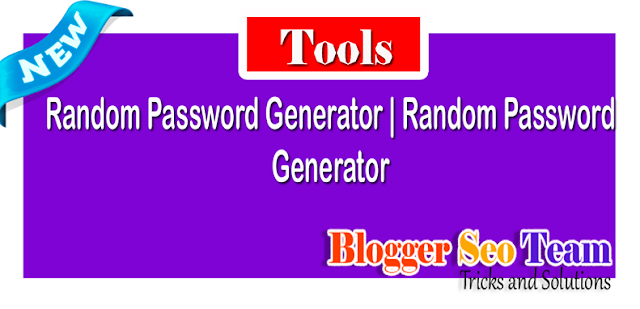 Random Password Generator | Random Password Generator  