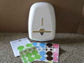 Bobee Diaper Stacker and Wipe dispenser. Review (Blu me away or Pink of me Event)