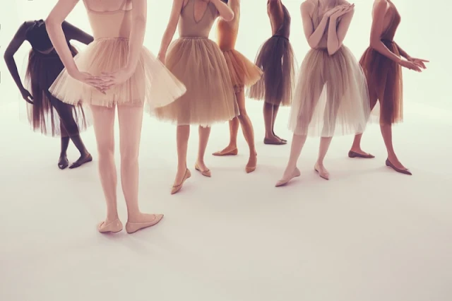 Christian Louboutin Solasofia nude ballet flats - fashion blog