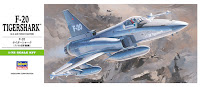 Hasegawa 1/72 F-20 TIGERSHARK (B3) English Color Guide & Paint Conversion Chart