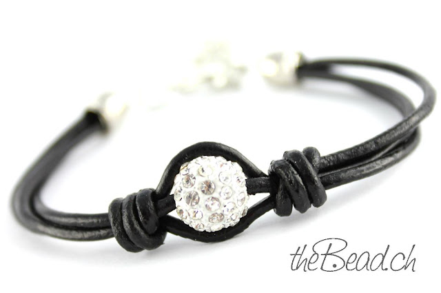 Shamballa Trend im Herbst tolles Lederarmband