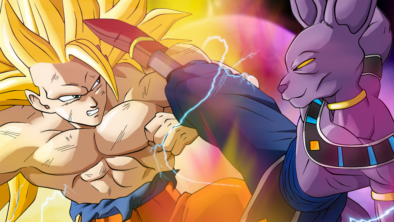 Dragon Ball Z La Batalla De Los Dioses Goku Ssj Dios Vs  - imagenes de goku los dioses