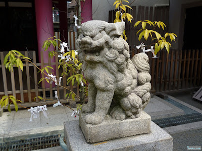 神津神社十三戎神社狛犬