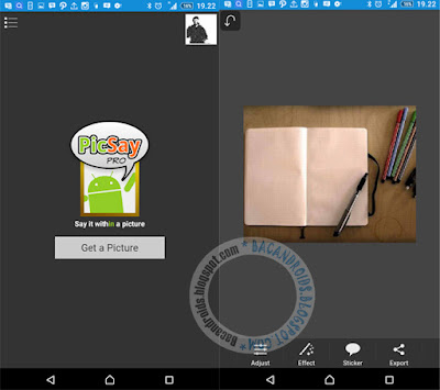 Efek Lukisan Tangan di PicSay Android