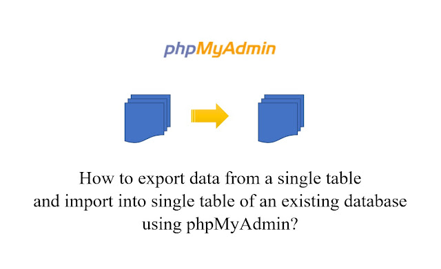 phpmyadmin-export-import-single-table