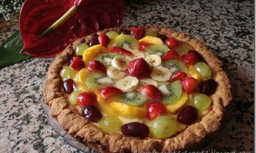 Crostata con ricotta e frutta