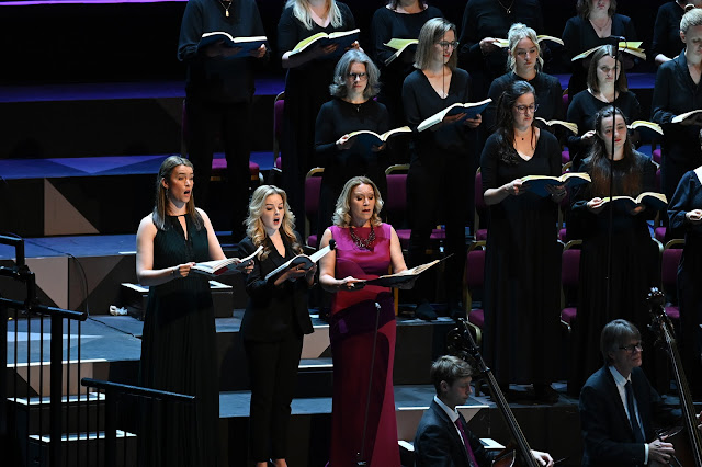Mendelssohn: Elijah - Helen Charlston, Rowan Pierce, Carolyn Sampson, SCO Chorus - BBC Proms (Photo: Chris Christodoulou)