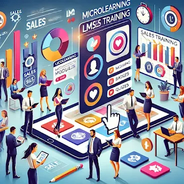 Microlearning LMS for Sales Training