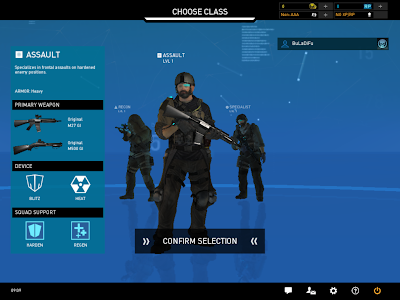 Ghost Recon Online - Class Selection