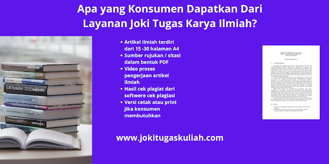 apa yang konsumen dapatkan dari joki tugas karya ilmiah