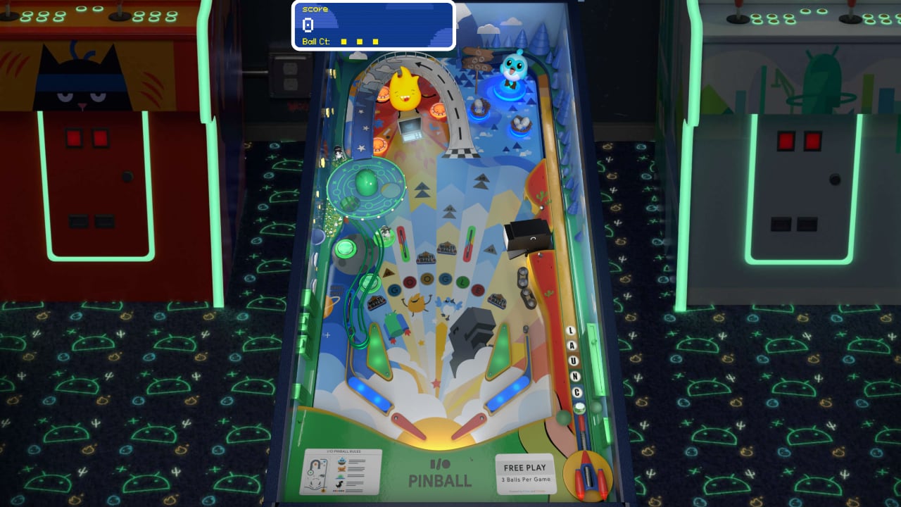 كيفية لعب لعبة Pinball من Google