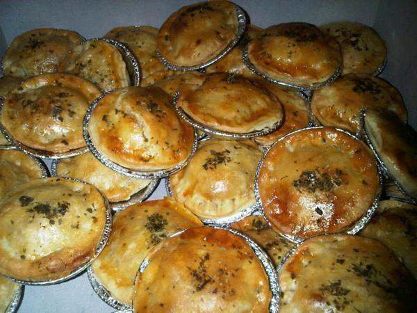 Creamy Chicken Mushroom Pie / Stewed Chicken Pie