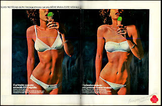 anúncio lingerie valisere de 1979;  moda anos 70; propaganda anos 70; história da década de 70; reclames anos 70; brazil in the 70s; Oswaldo Hernandez