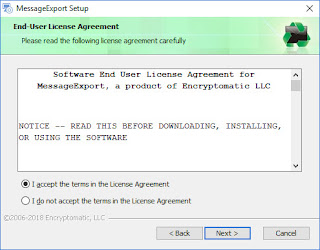 Screen image displays "Accept End User License Agreement."