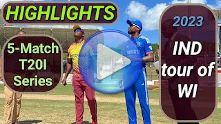 India tour of West Indies 5-Match T20I Series 2023