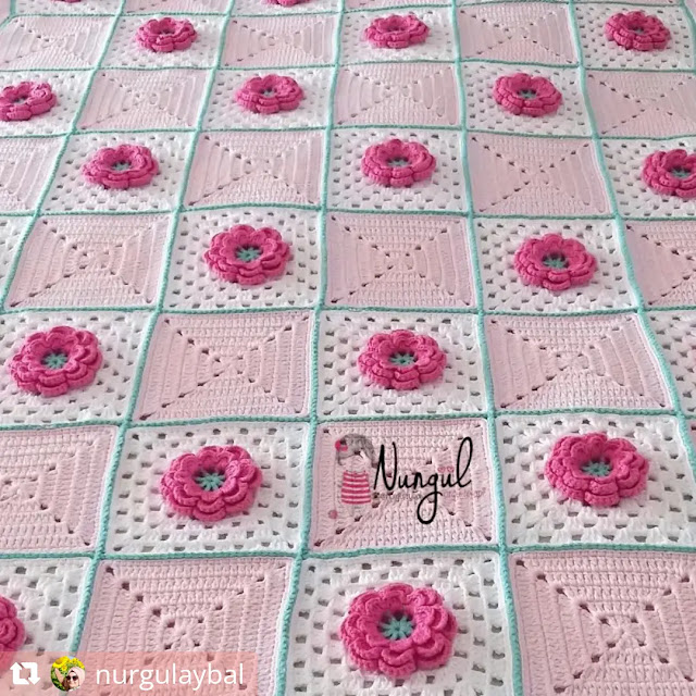 20 GRANNYS CON FLORES a croché para tejer mantas, blusas y más 🌷