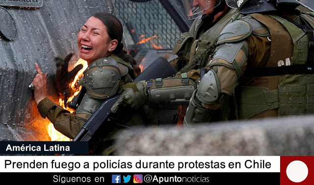 Chile, protestas, policía