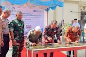 PLTU 1-2 Nagan Raya Aceh bangun tiga rumah berbahan baku FABA