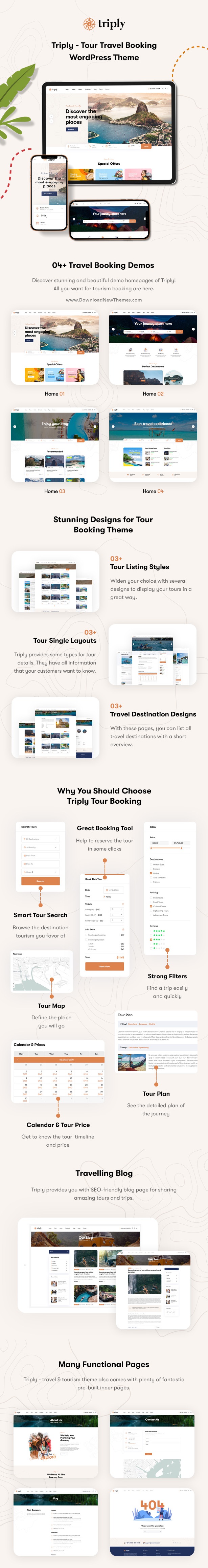 Tour Booking WordPress Theme