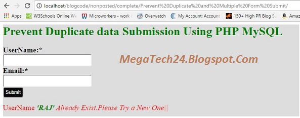 how to avoid inserting duplicate records in mysql