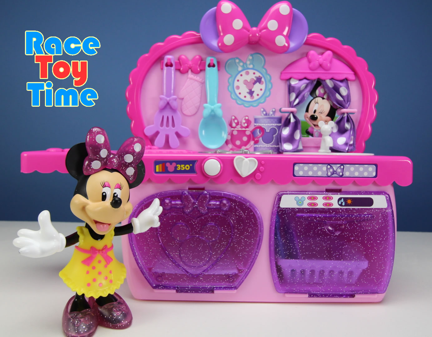 Race Toy Time DISNEY MINNIE MOUSE Bow Tique Bowtastic Toy Kitchen