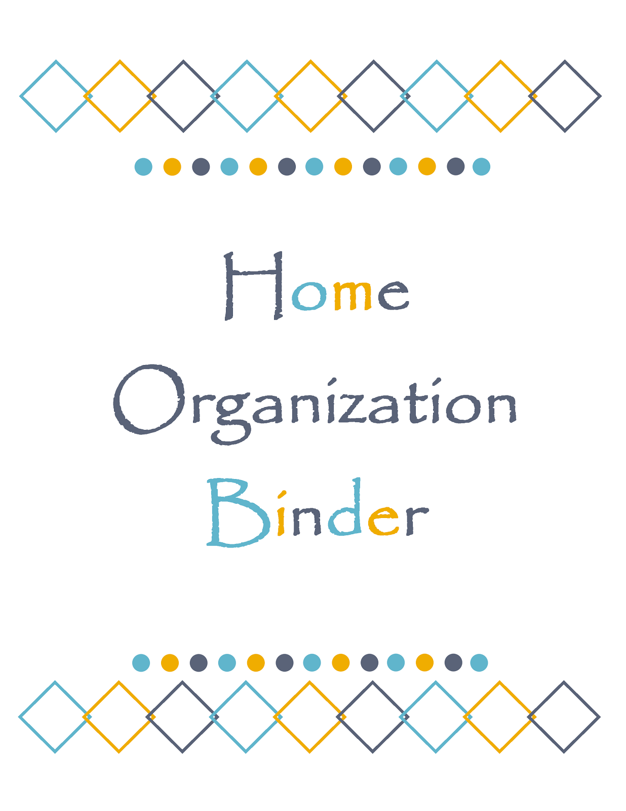 Printable Binder Cover Templates