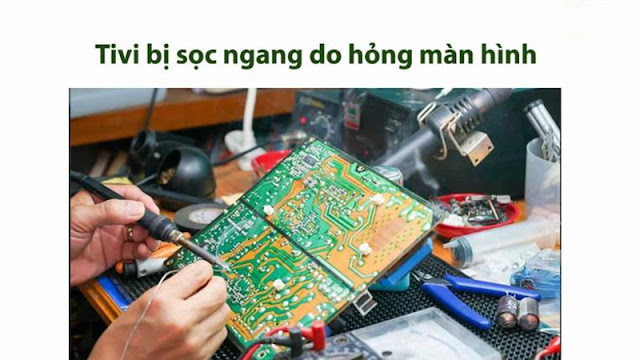 Tivi Samsung bị sọc ngang màn hình