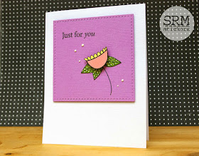 SRM Stickers Blog - Floral Spring Card Set by Lorena - #cards #cardset #giftset #clearstamps #janesdoodles #A2box #clearbox #DIY