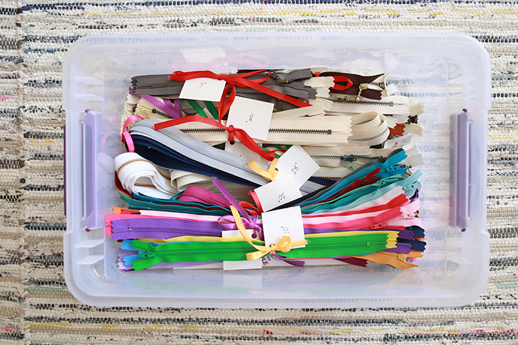 In Color Order: Ideas for Storing and Organizing Sewing Notions
