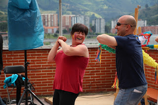 Fiestas hindú de colores en el Día de Rontegi