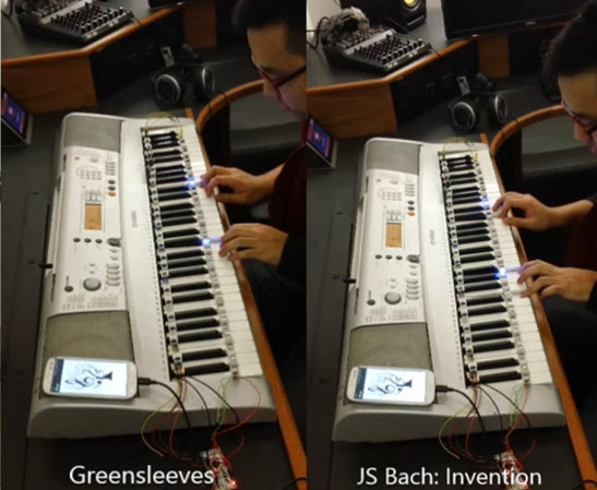 LED-Guided Piano Instruction