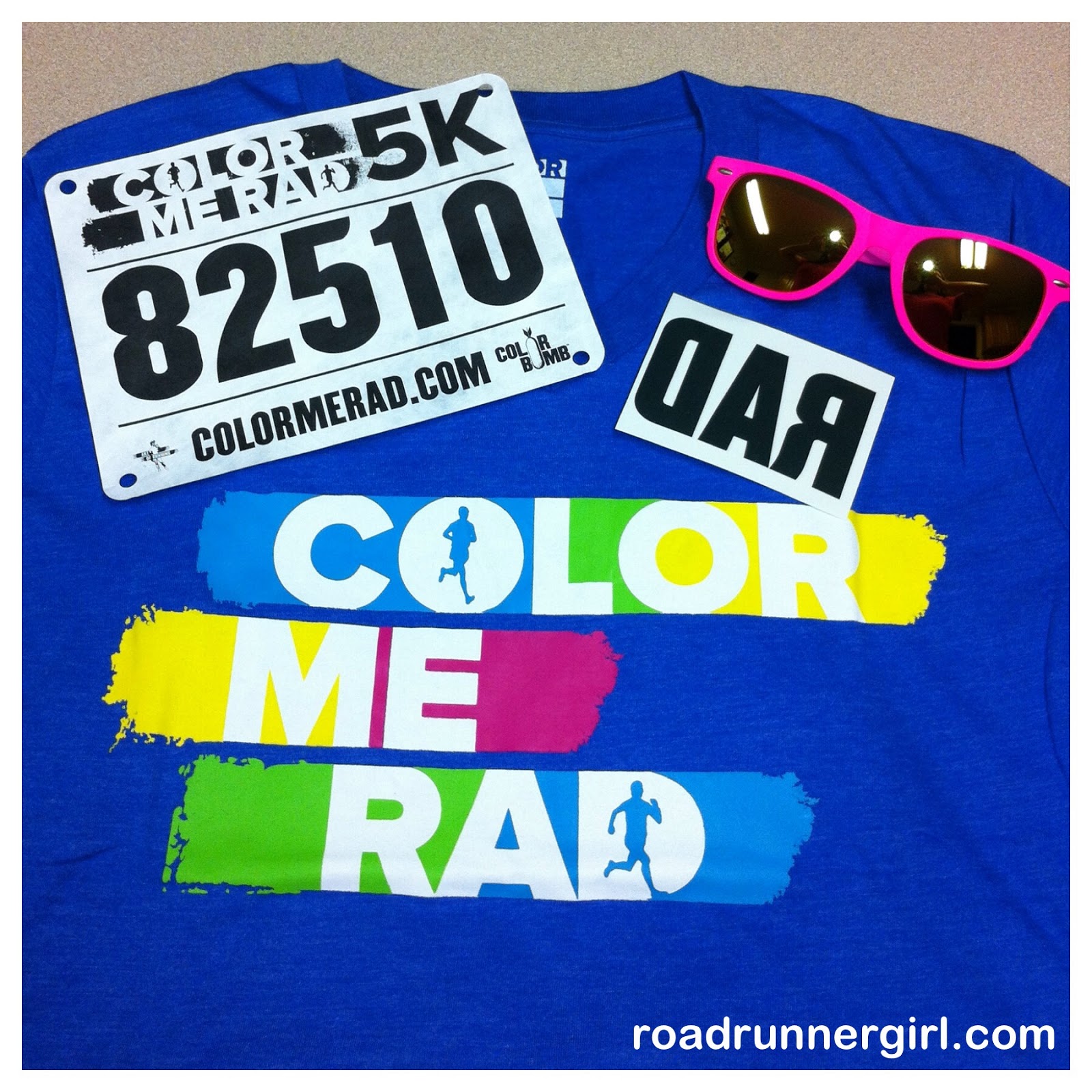 Road Runner Girl Color Me Rad 5k