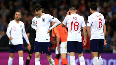 England After beaten by Netherlands: Photo Courtesy-Evening Standard 
