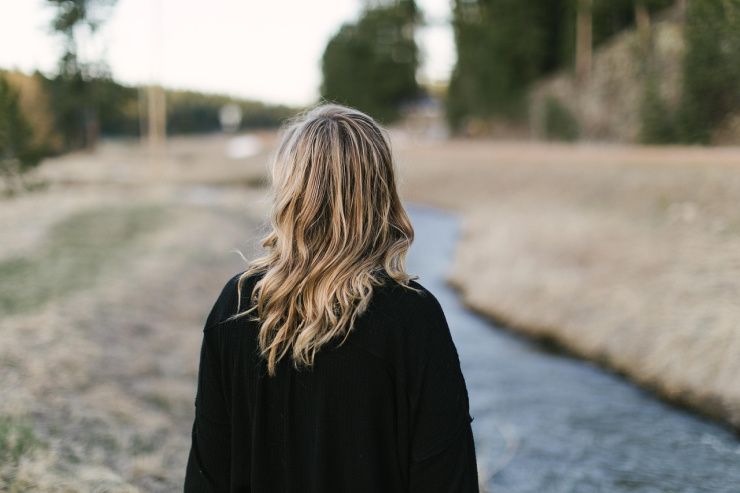 woman walking