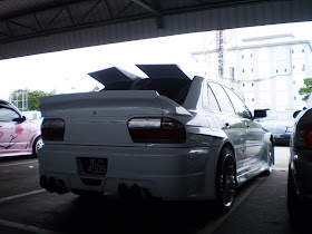 Wira A/B custom body kit audio car