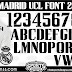 🔥Real Madrid UCL 2022-23 Font Free Download by Sports Designss _ Free Real Madrid Football Font Download🔥
