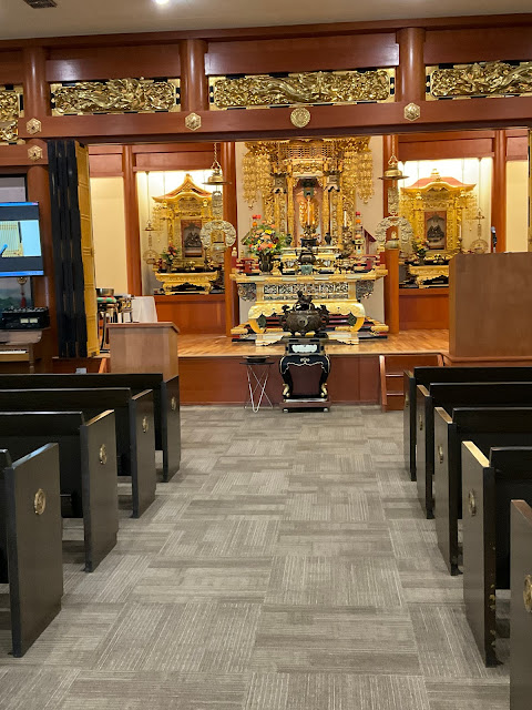 Temple Altar, Pews, and New Carpet