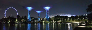 Gardens by the Bay o Jardines de la Bahía, Singapur o Singapore.