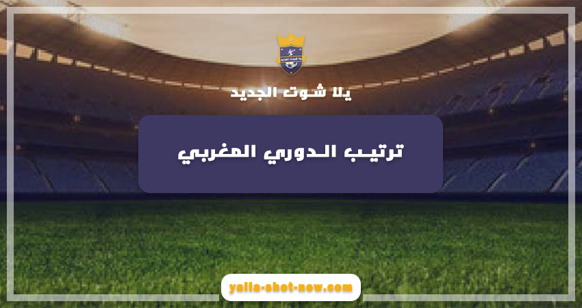 جدول ترتيب فرق الدوري المغربي