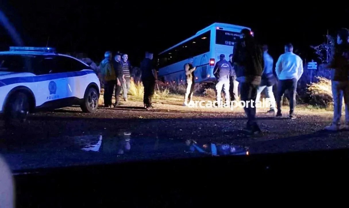 Αρκαδία: Οδηγός λεωφορείου πέθανε στο τιμόνι το λεωφορείο σταμάτησε στην άκρη του γκρεμού! 