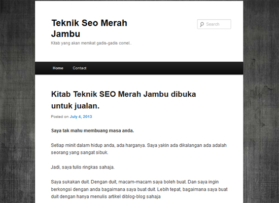 Teknik SEO jana income blog