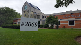 #2069 sign at Franklin Police Station on Panther Way