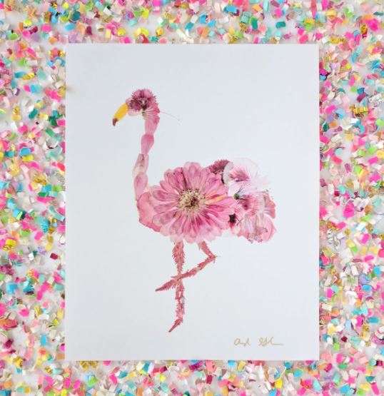 Welcome to Whimsy: Dried flower art by Oxeye Floral Co.